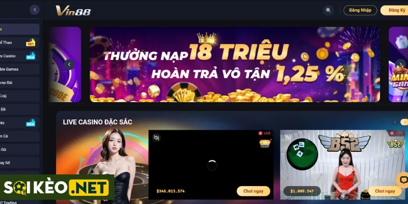 Top 10 nhà cái uy tín VIN88