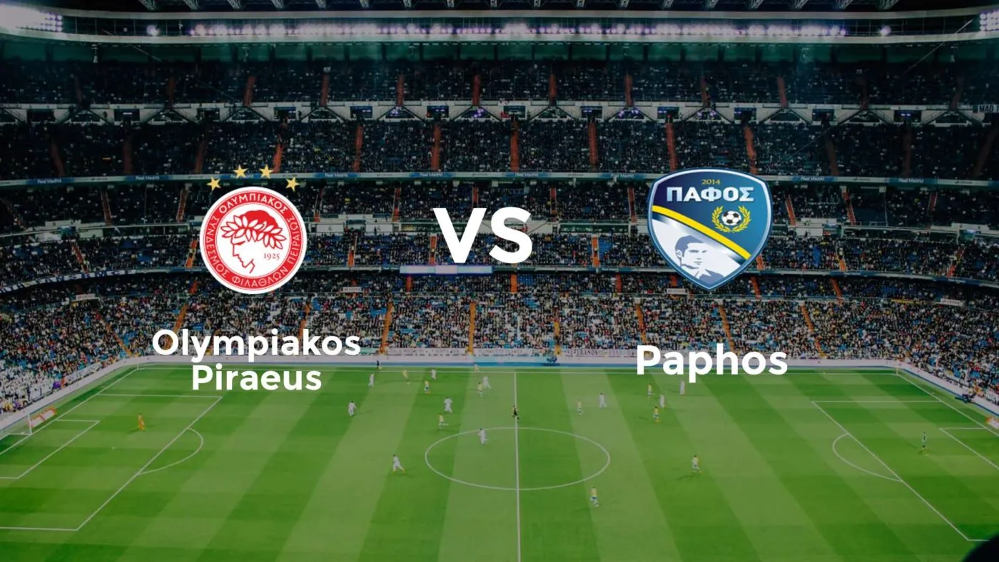 Champions League: Olympiacos vs Pafos 23h45 ngày 17/9