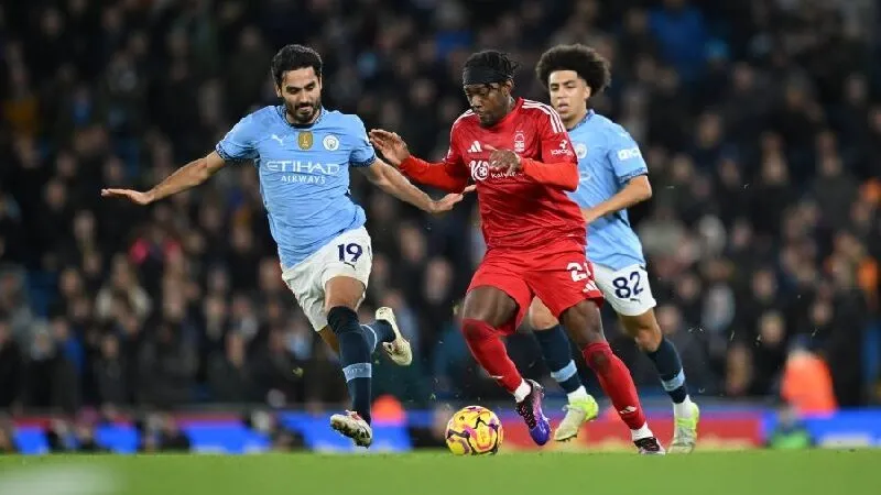 Phong độ gần đây của Nottm Forest và Man City